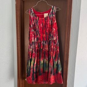 ModCloth Enchanted Forest Dress-Size XL